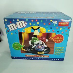 M&M Mars Candy Novelty Animated Telephone Phone Headset Handset Character New